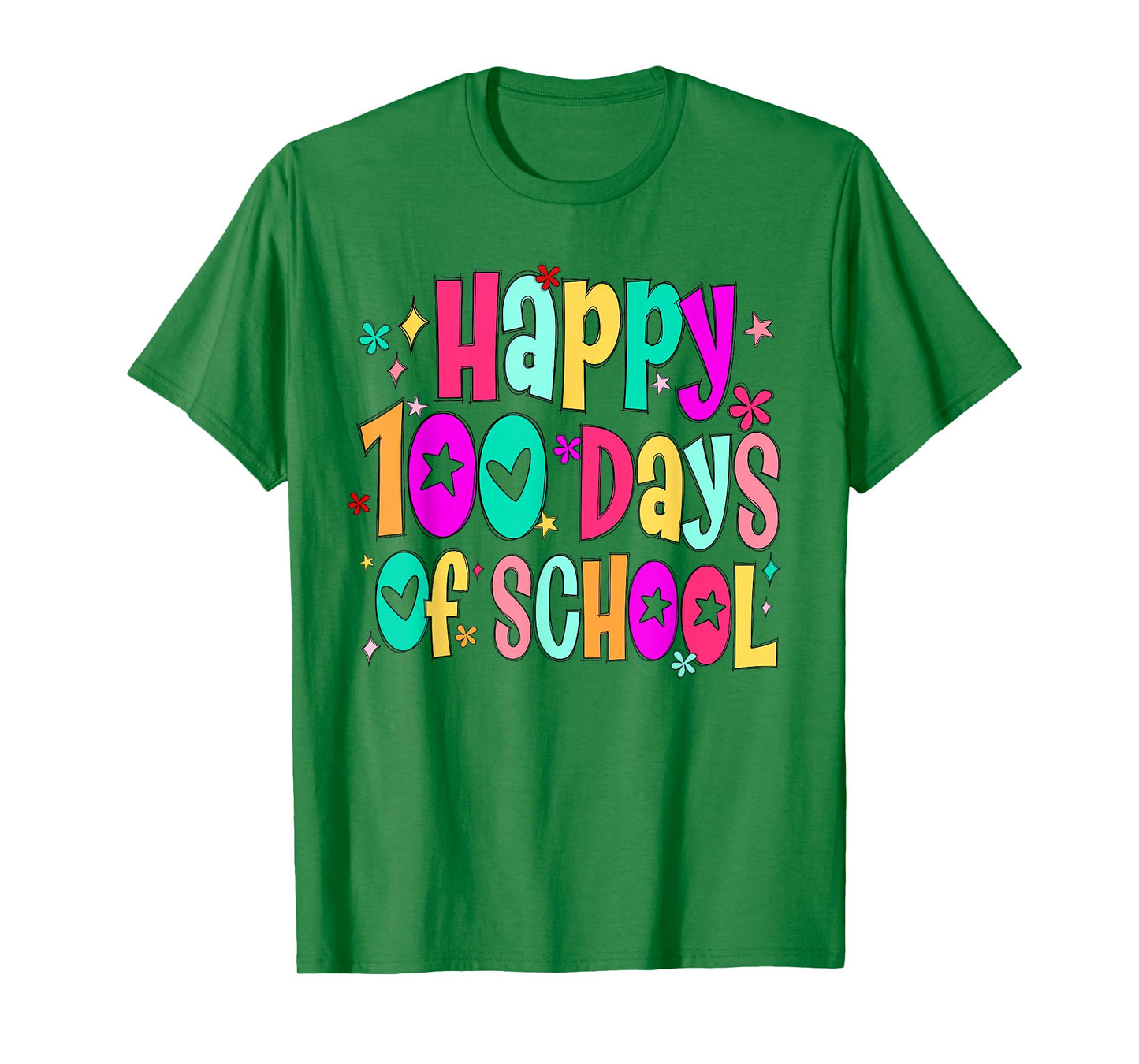 Happy 100th Day of School Teacher Kids 100 Days of School T-Shirt