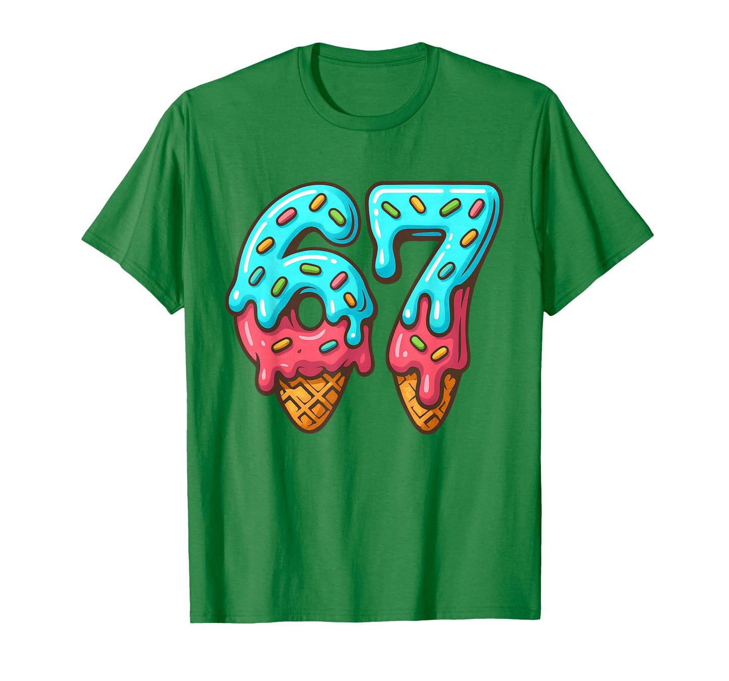 67 Meme Trendy Cream Halloween Funny Six Seven Gen Alpha Z T-Shirt