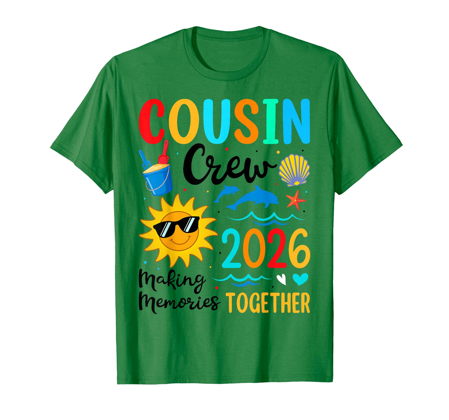 Cousin Crew 2026 Summer Vacation Beach Family Trip Matching T-Shirt