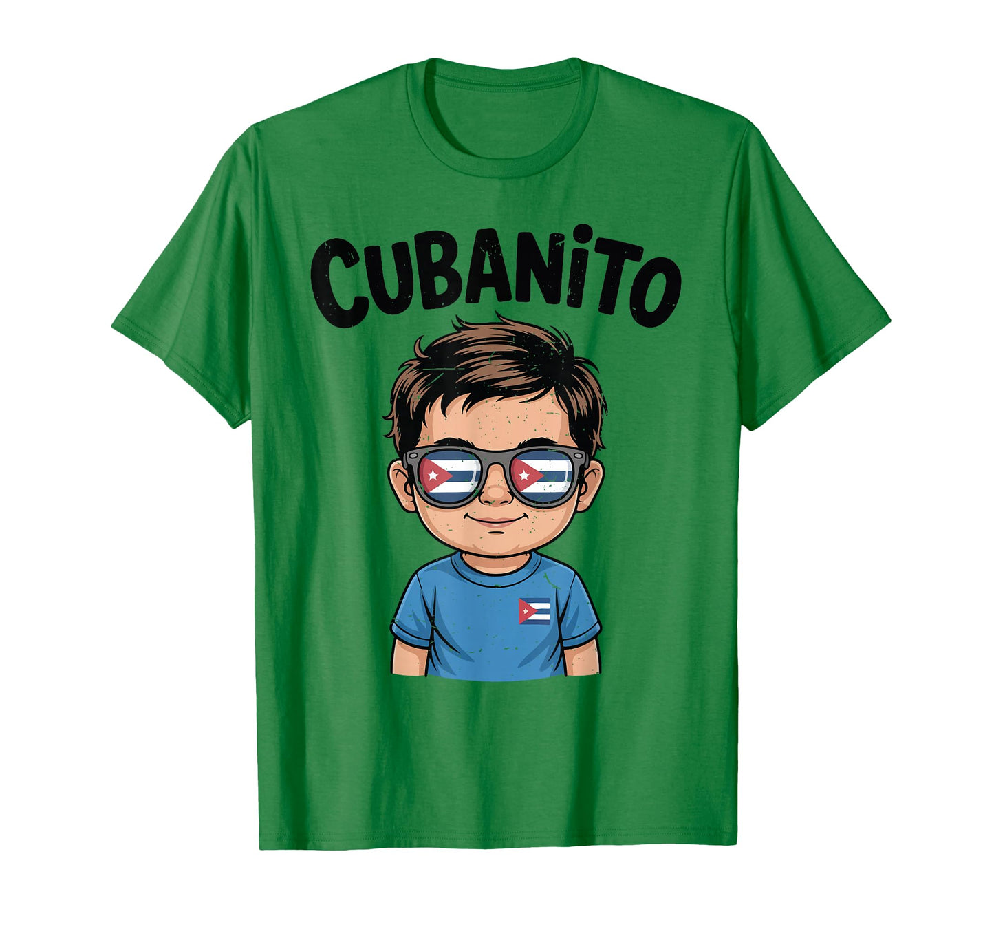 Cubanito Toddler Boy Cuban Hispanic Heritage Month Cuba Boys T-Shirt