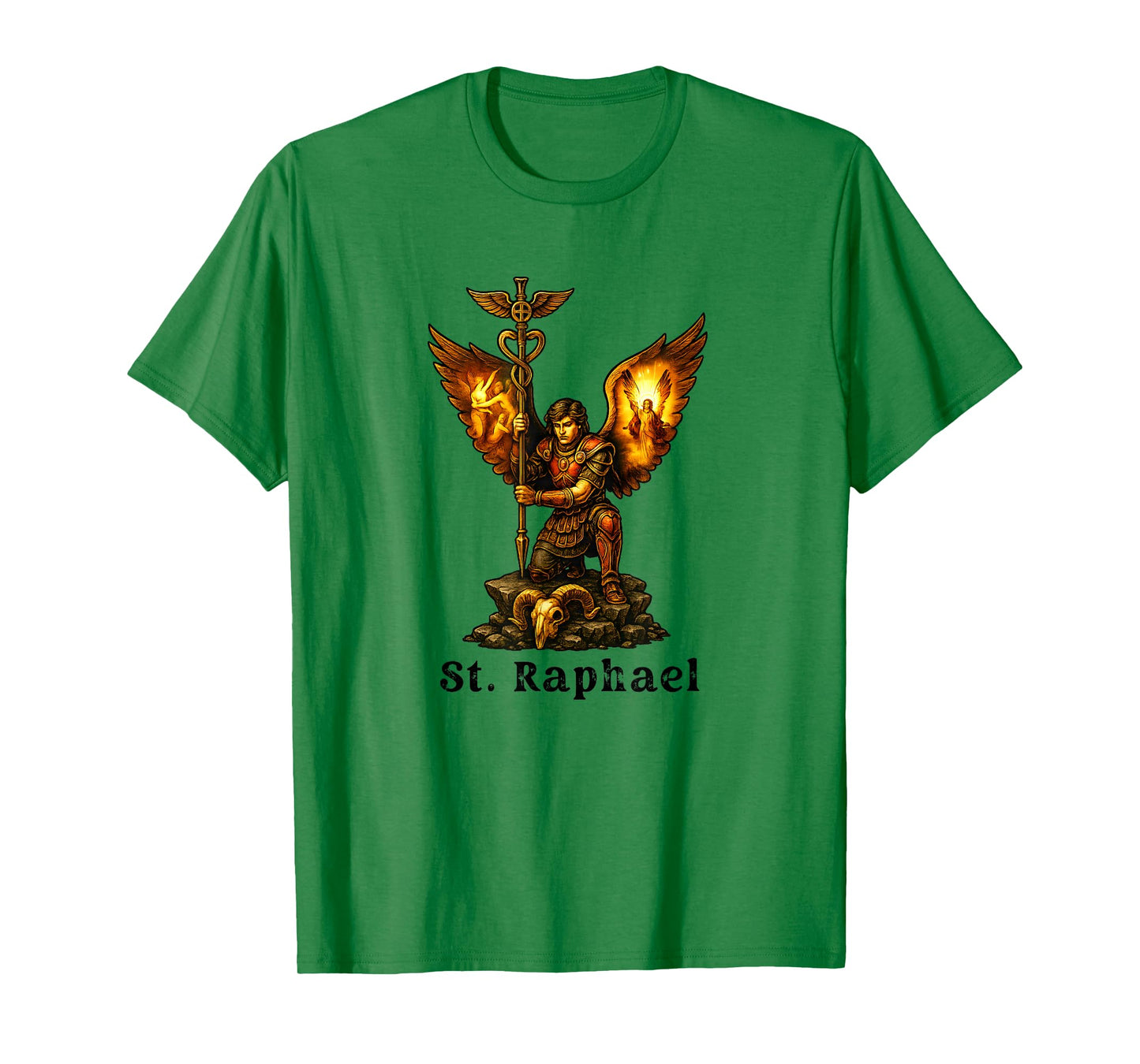Saint Archangel Raphael Christian Art Faith T-Shirt