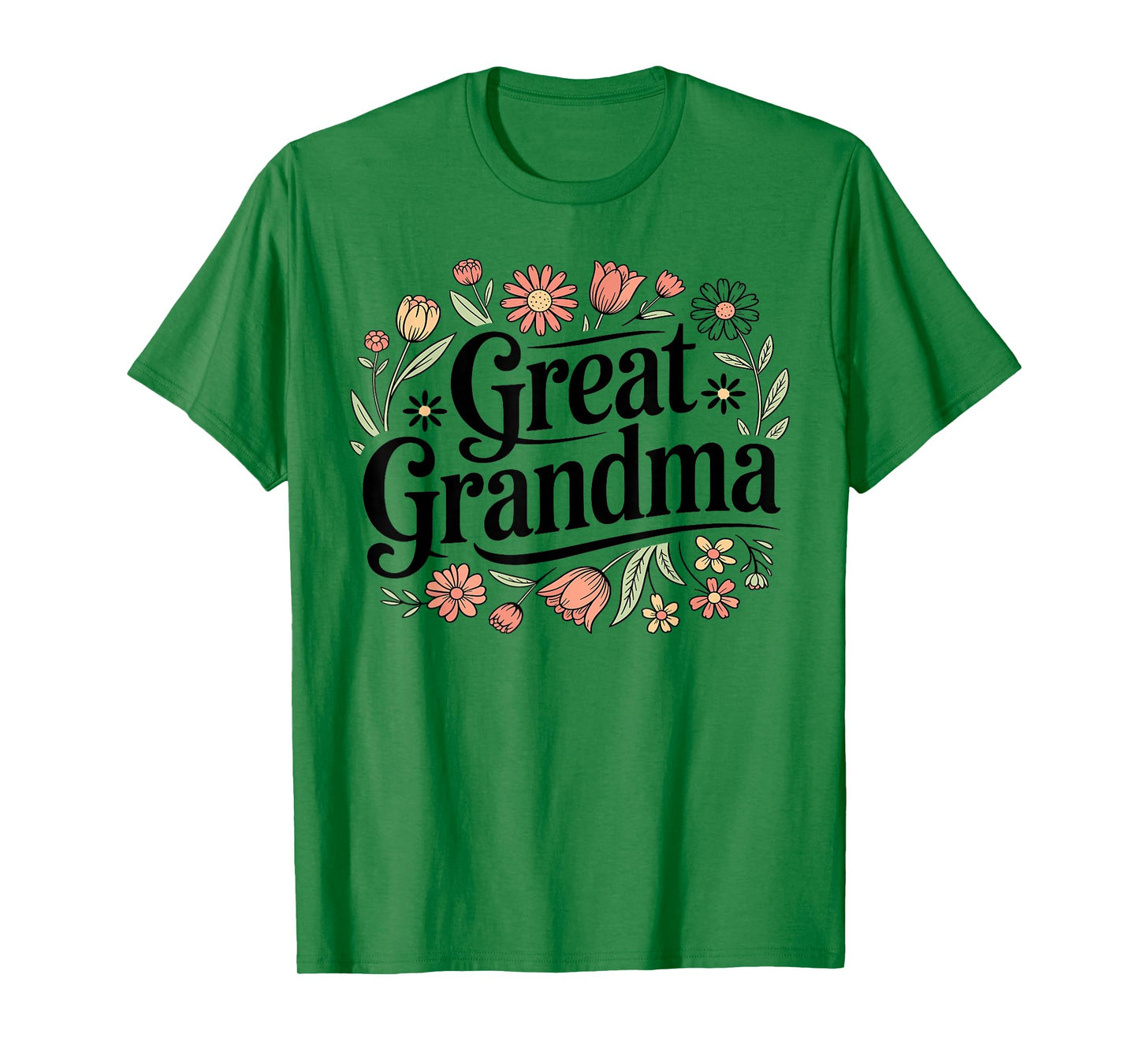 Wildflowers Great Grandma Floral Mother's Day Great Grandma T-Shirt