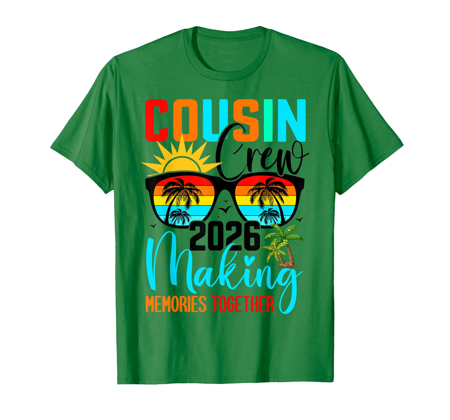 Cousin Crew 2026 Summer Vacation Beach Family Trip Matching T-Shirt