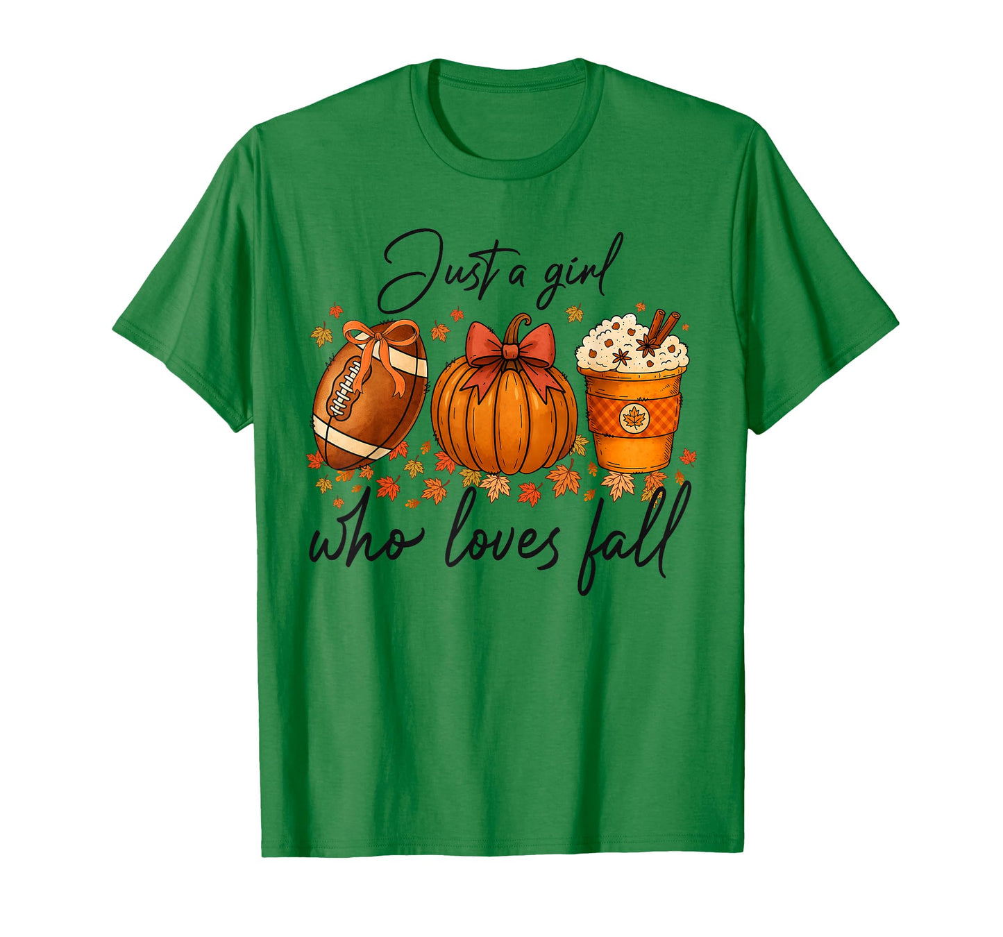 Just A Girl Who Loves Fall Pumpkin Cozy Autumn Men T-Shirt