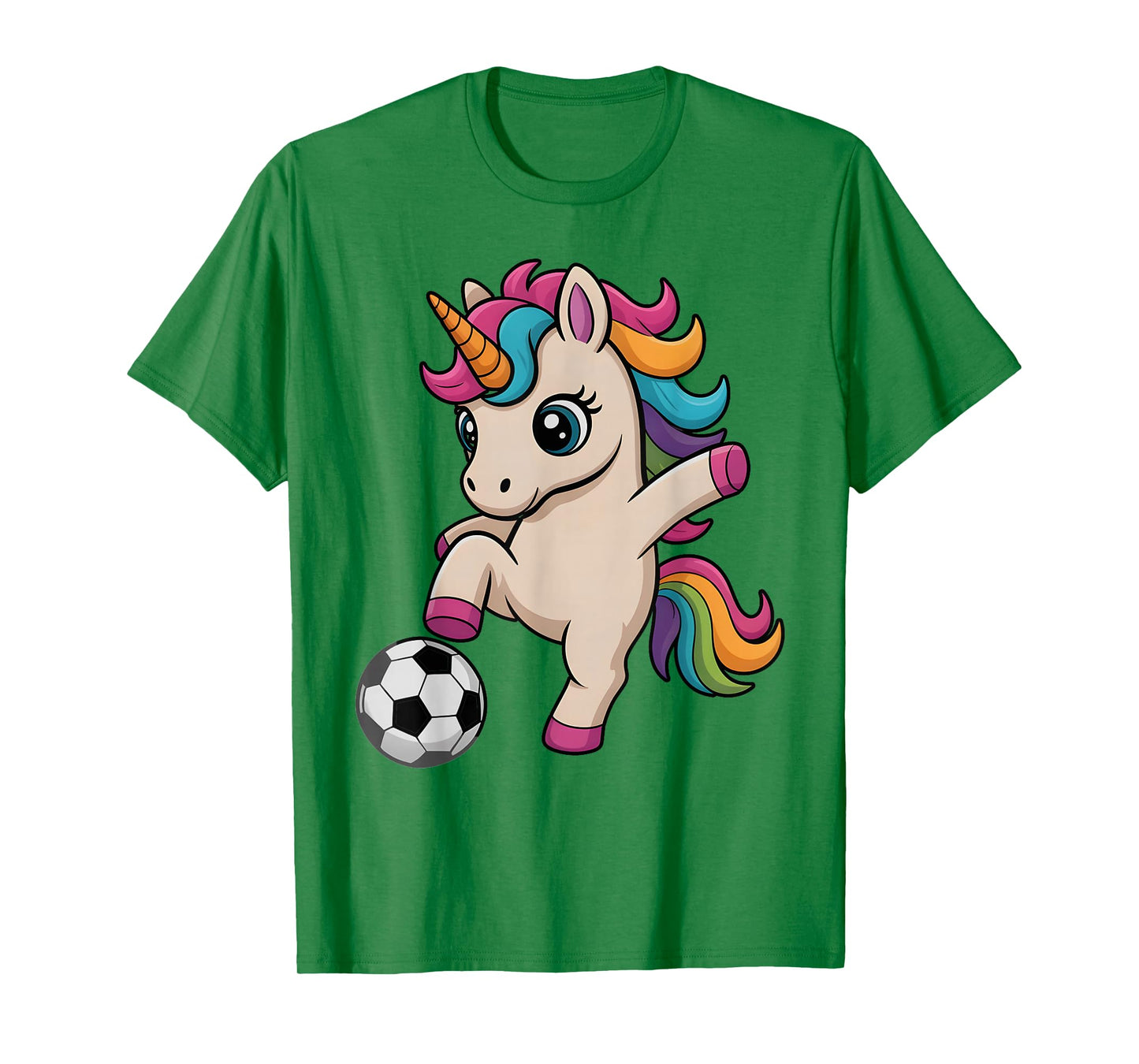 Cute Unicorn Soccer Just Girl Who Loves Kickin' Coach Mama T-Shirt