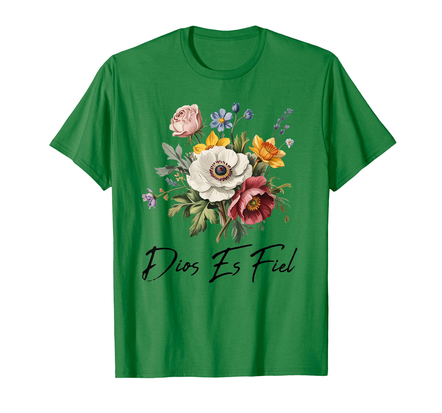 Christian Bible Verse in Spanish Dios ES Fiel Cristianos T-Shirt