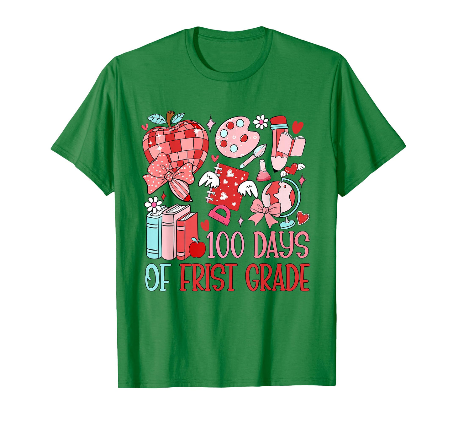 100 Days of First Grade 100th Day of School Teacher Kids T-Shirt
