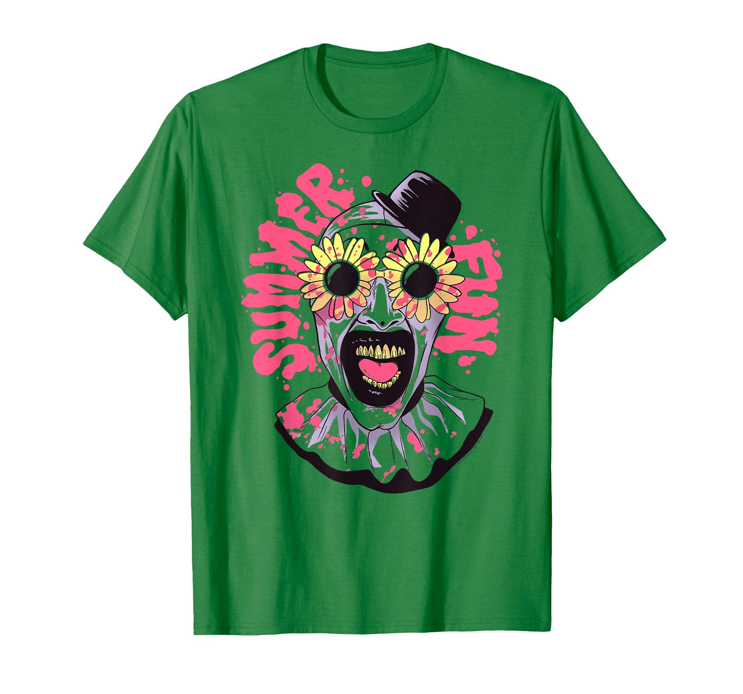Terrifier Summer Fun Sunglasses Art The Clown Horror Movie T-Shirt
