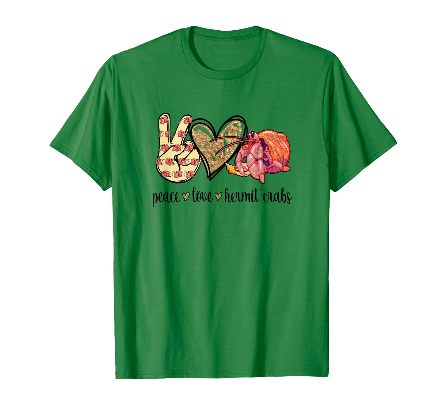 Peace Love Pet Hermit Crab Lover T-Shirt