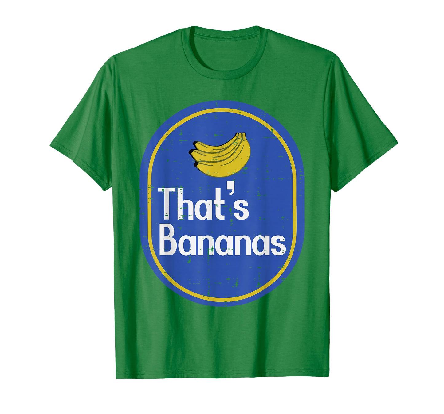 Thats Bananas Sticker Fruit Costume Halloween Men Women Kids T-Shirt