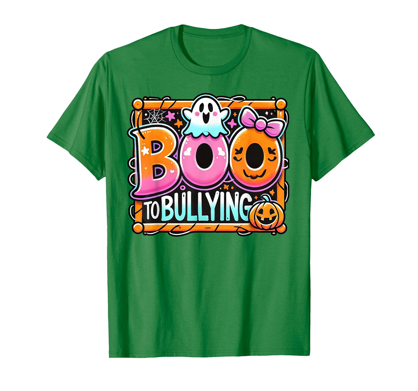 Boo To Bullying Shirt Unity Day Cute Ghost Halloween T-Shirt