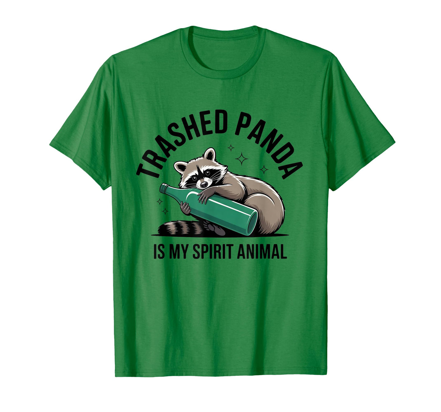 Trashed Panda Spirit Animal Funny Raccoon Meme Humor Vibe T-Shirt