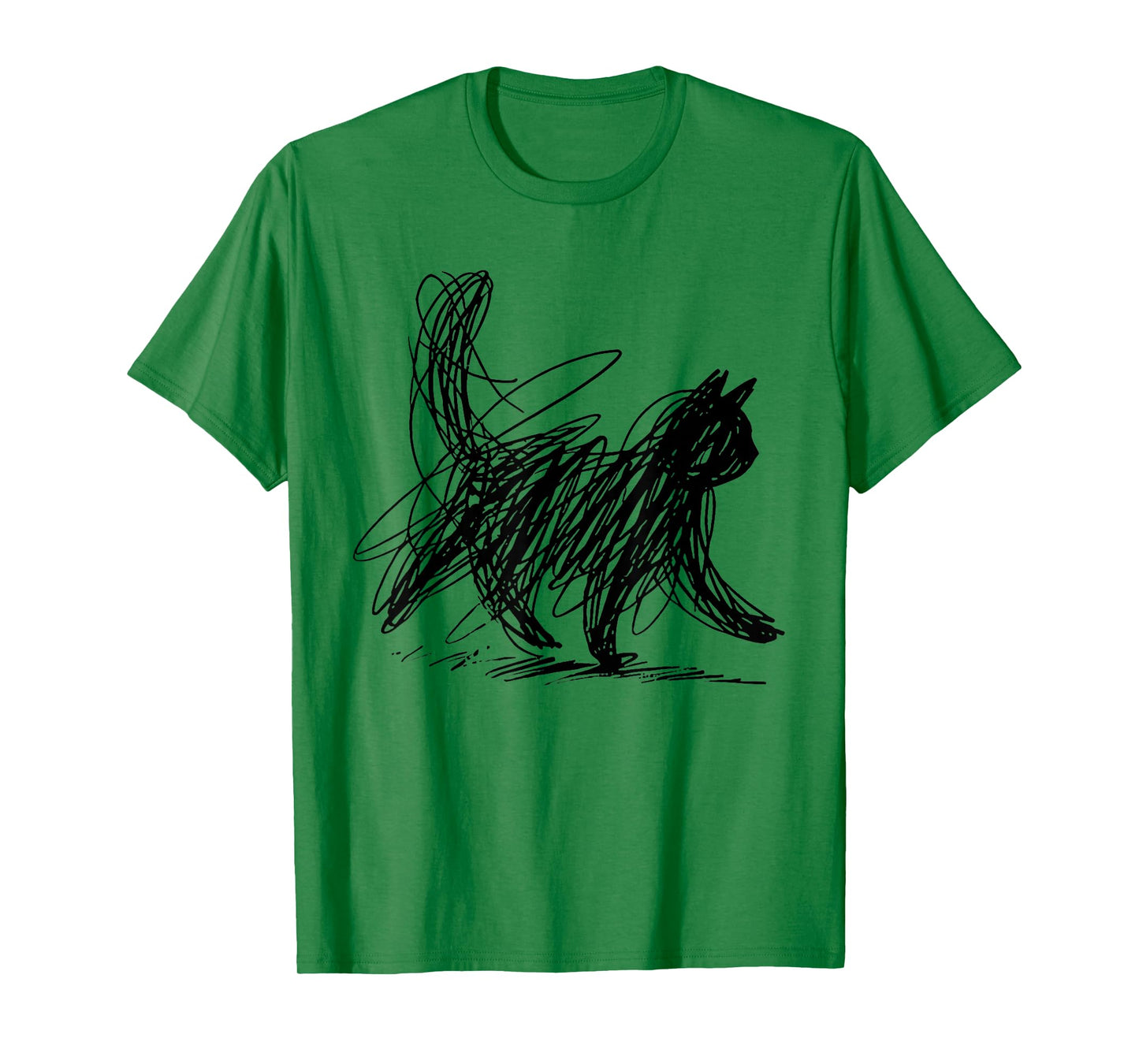 Minimalist cat Art T-Shirt