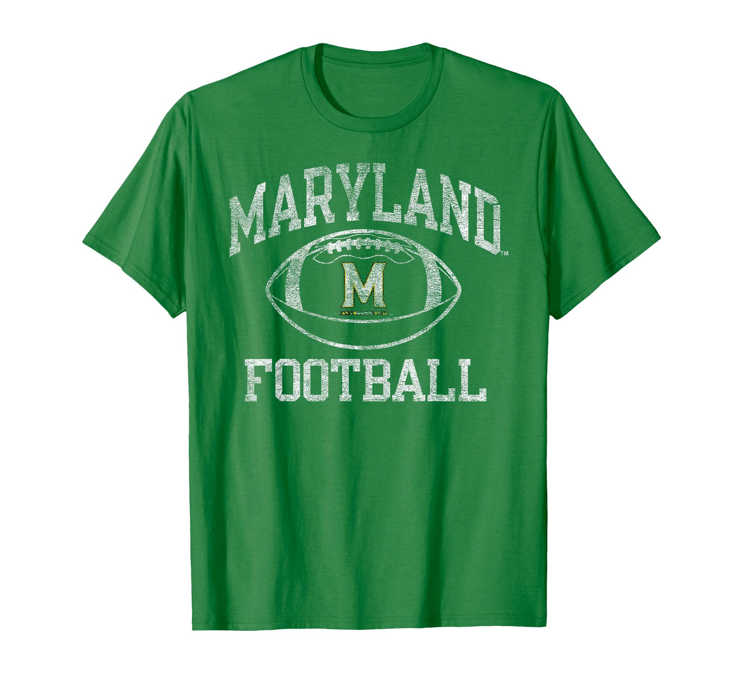 Maryland Terrapins Football Intensity Vintage Red T-Shirt