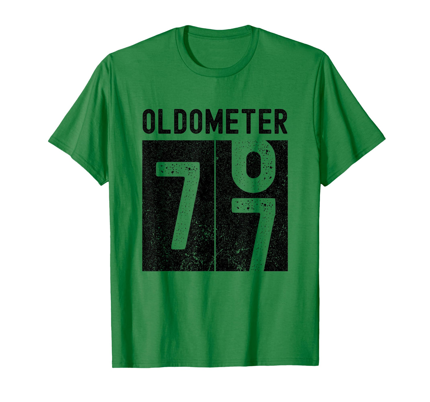 Oldometer 77th Birthday Funny Retro Turning 77 Years Old Men T-Shirt