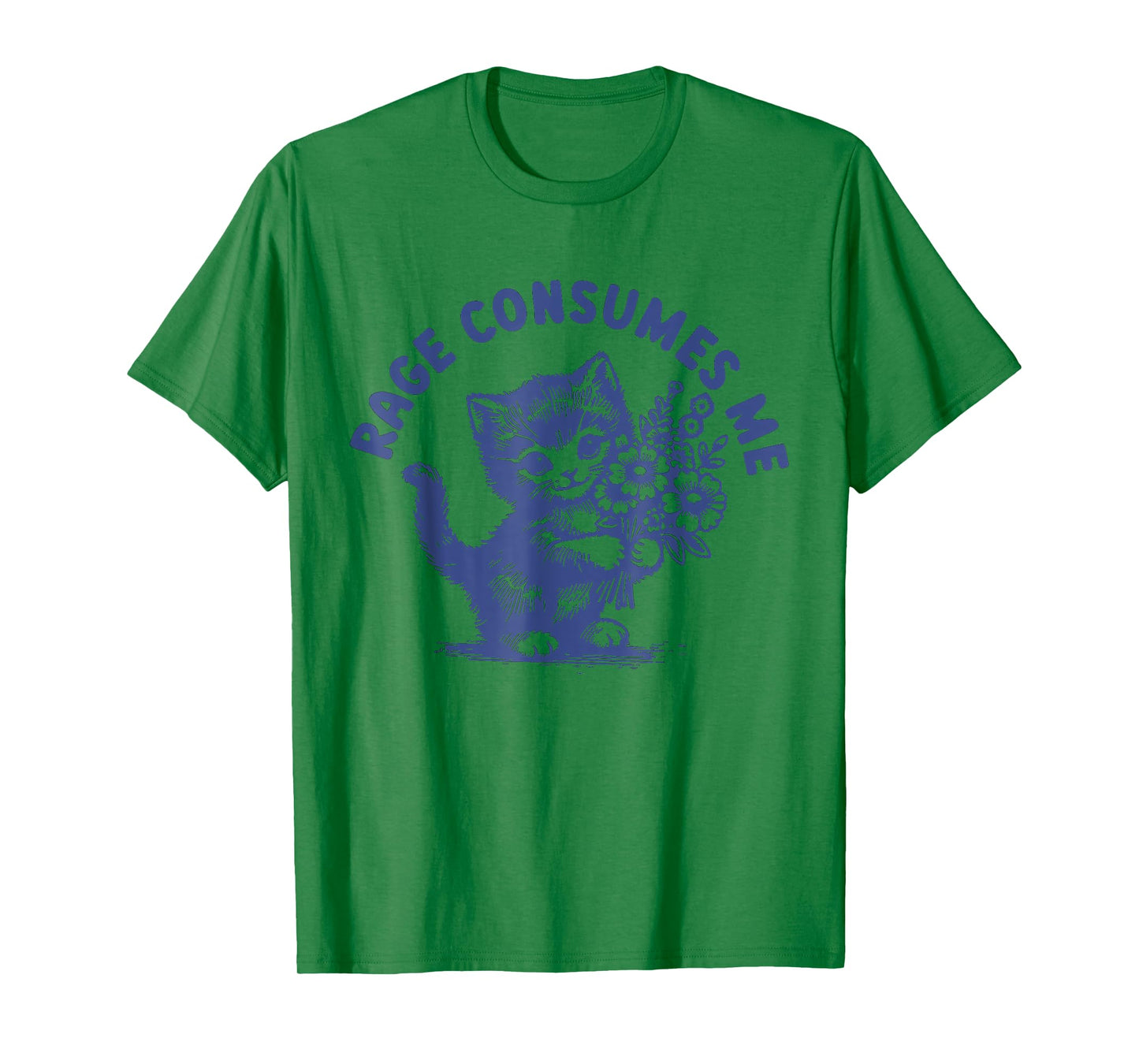 Cat Rage Consumes Me Cat T-Shirt