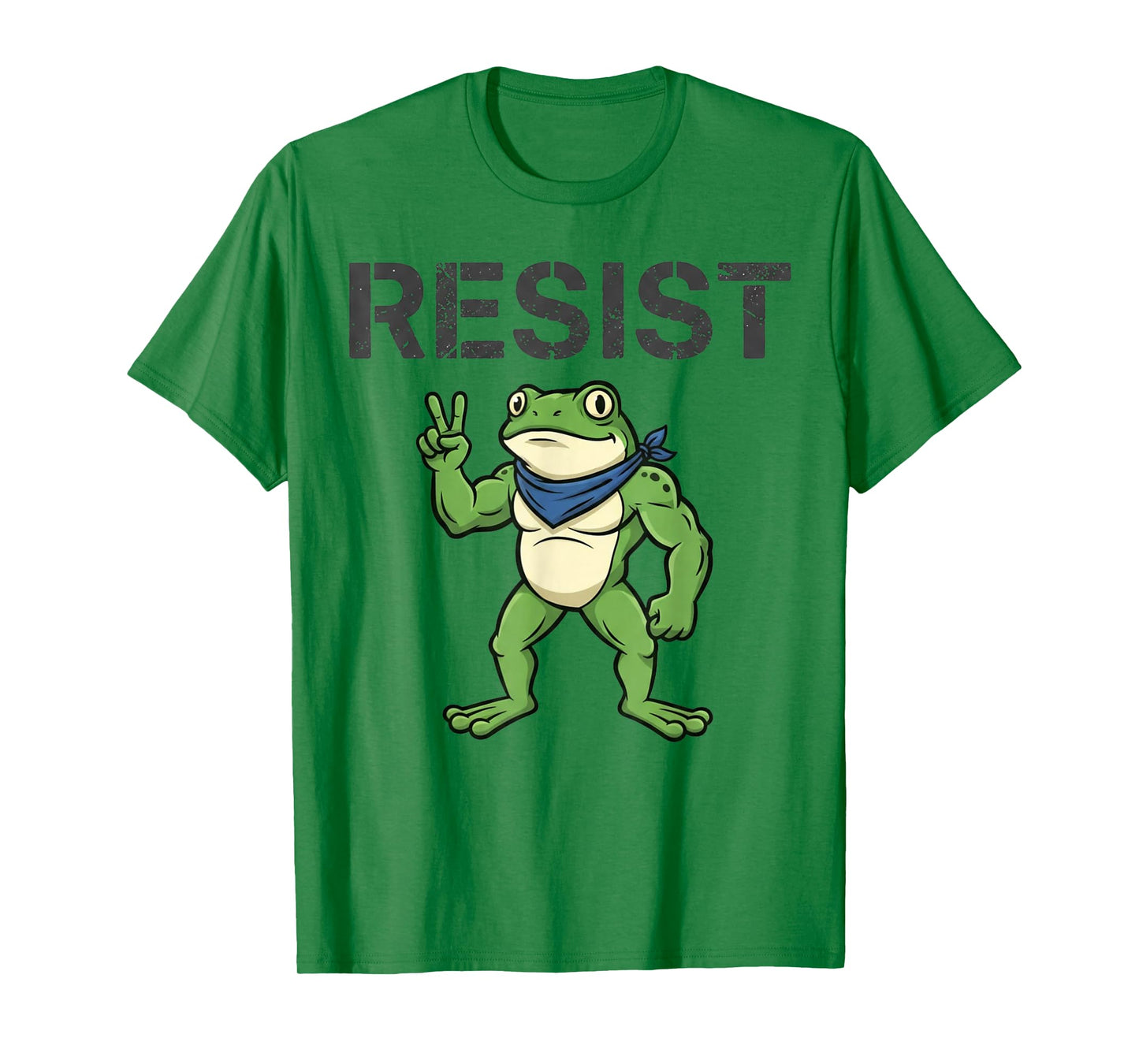 Frogs Resist Cartoon Frog Protest Art Funny Portland T-Shirt