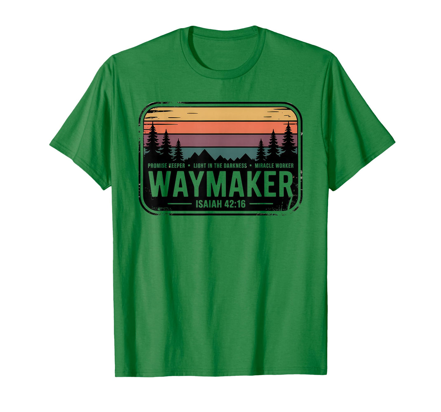 Waymaker Tshirt Promise Keeper Miracle Worker God Christian T-Shirt