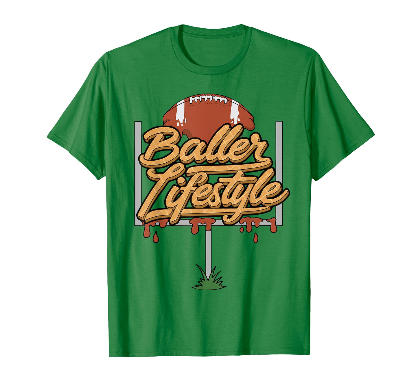 Football Lifestyle Baller Lifestyle Ice Cream Drip Men Boys T-Shirt