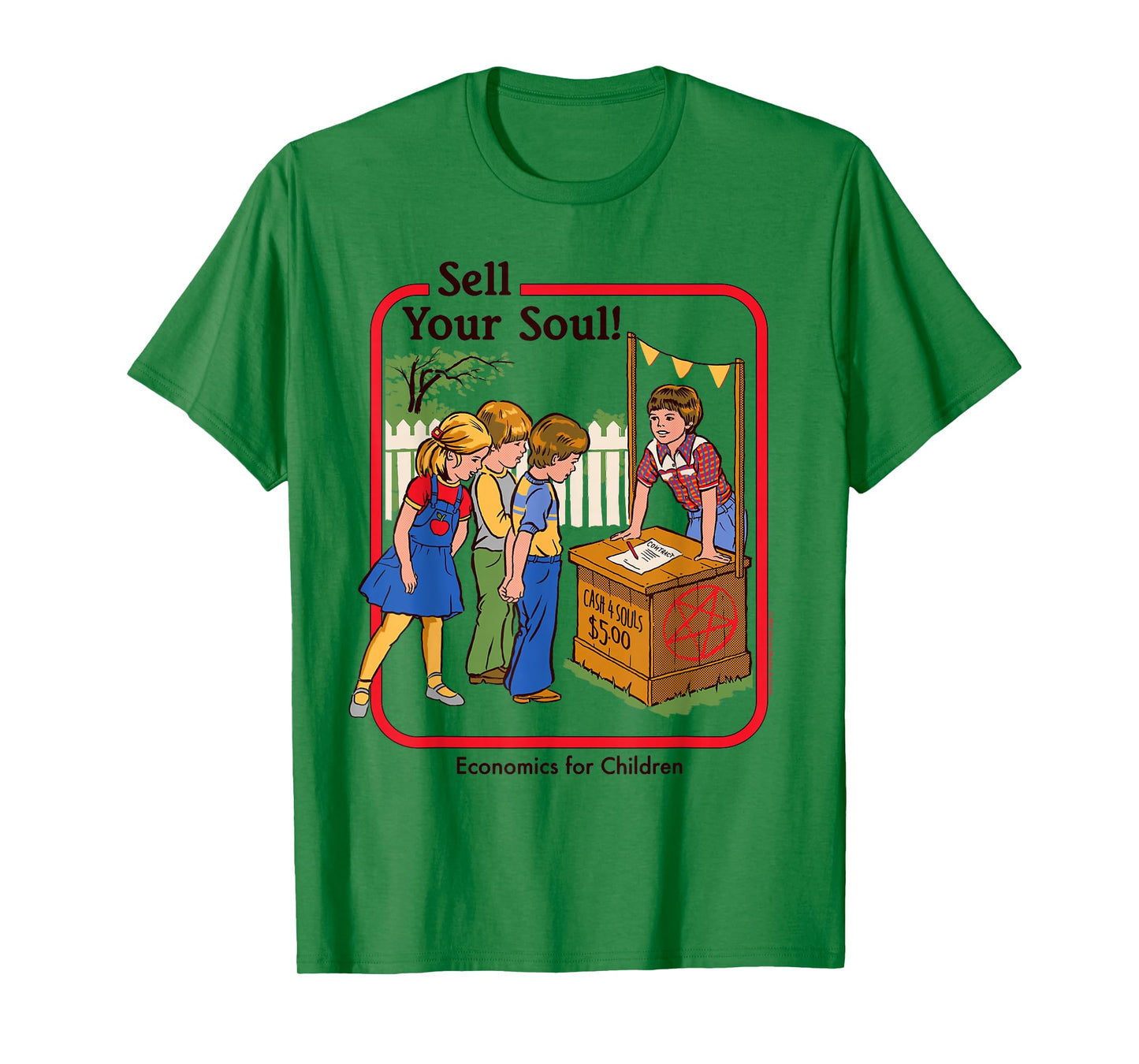 Sell Your Soul Sarcastic Retro Vintage Funny Adult Humor T-Shirt