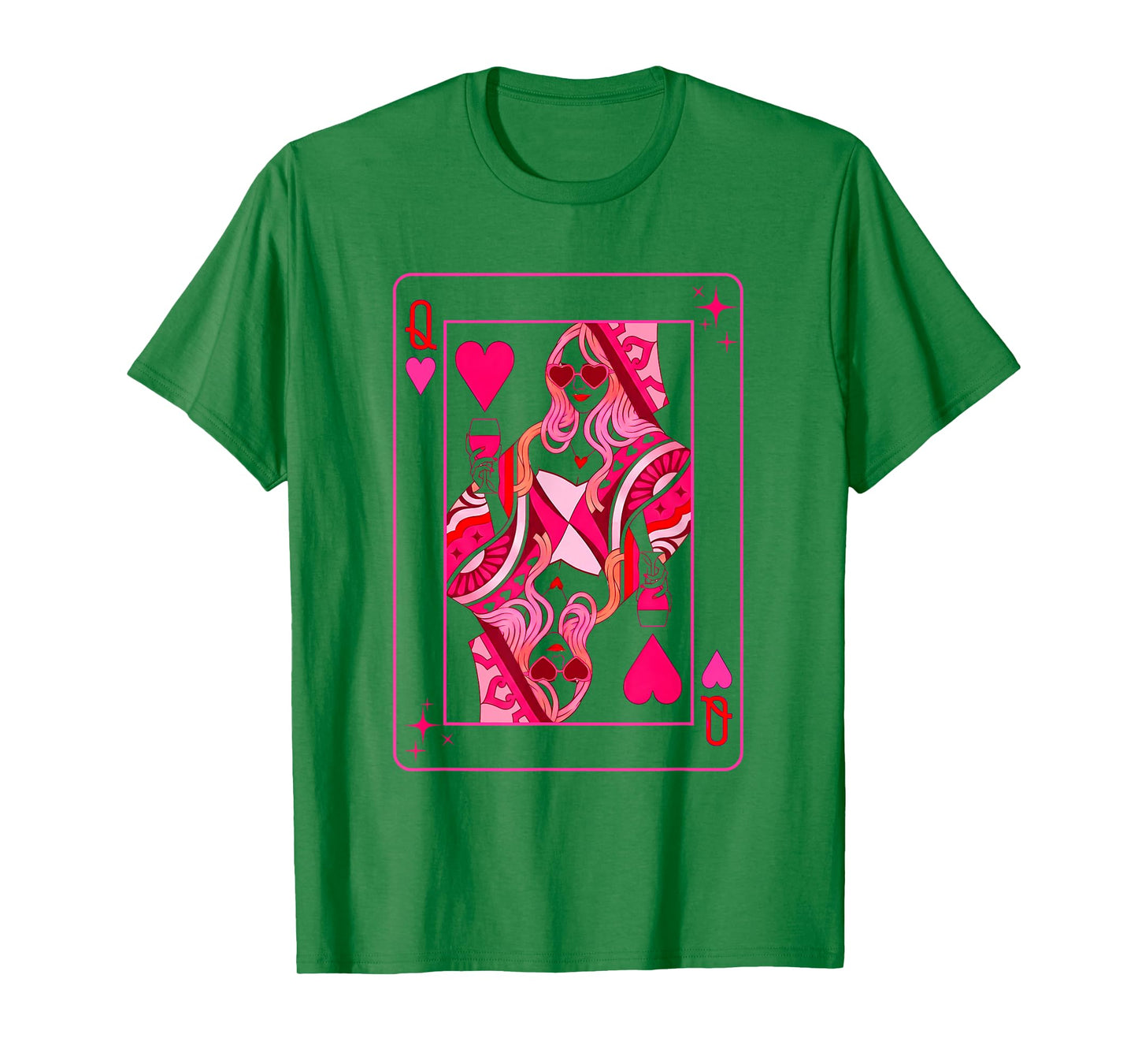 Queen of Hearts Valentine Her Mother Mom Bachelorette Party T-Shirt