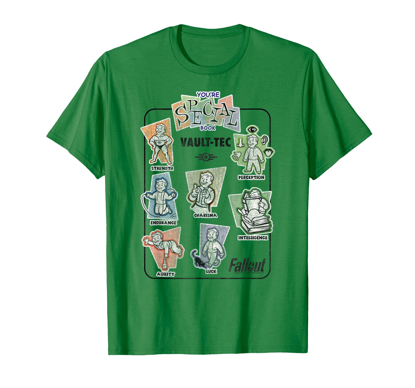 Fallout Video Game Vault-Tec You're Special Book Vintage T-Shirt