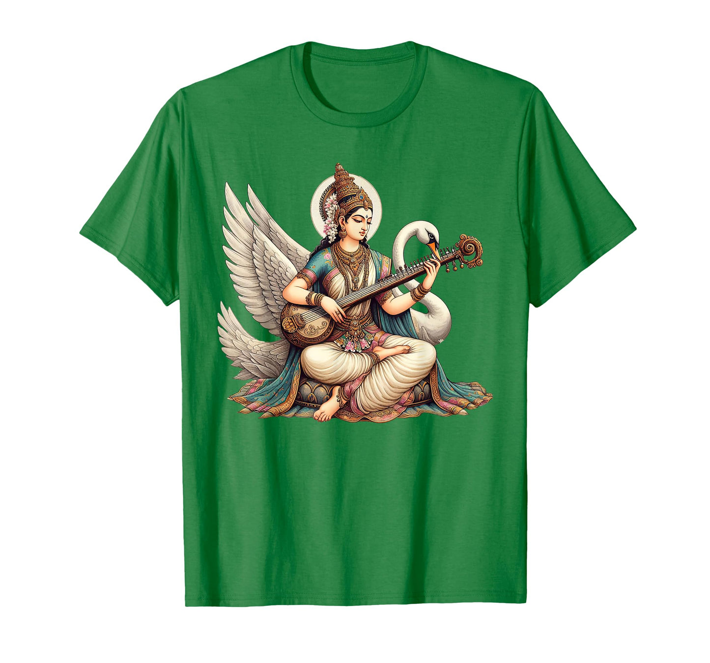Hindu Saraswati Goddess Ancient Mythology Hinduism T-Shirt