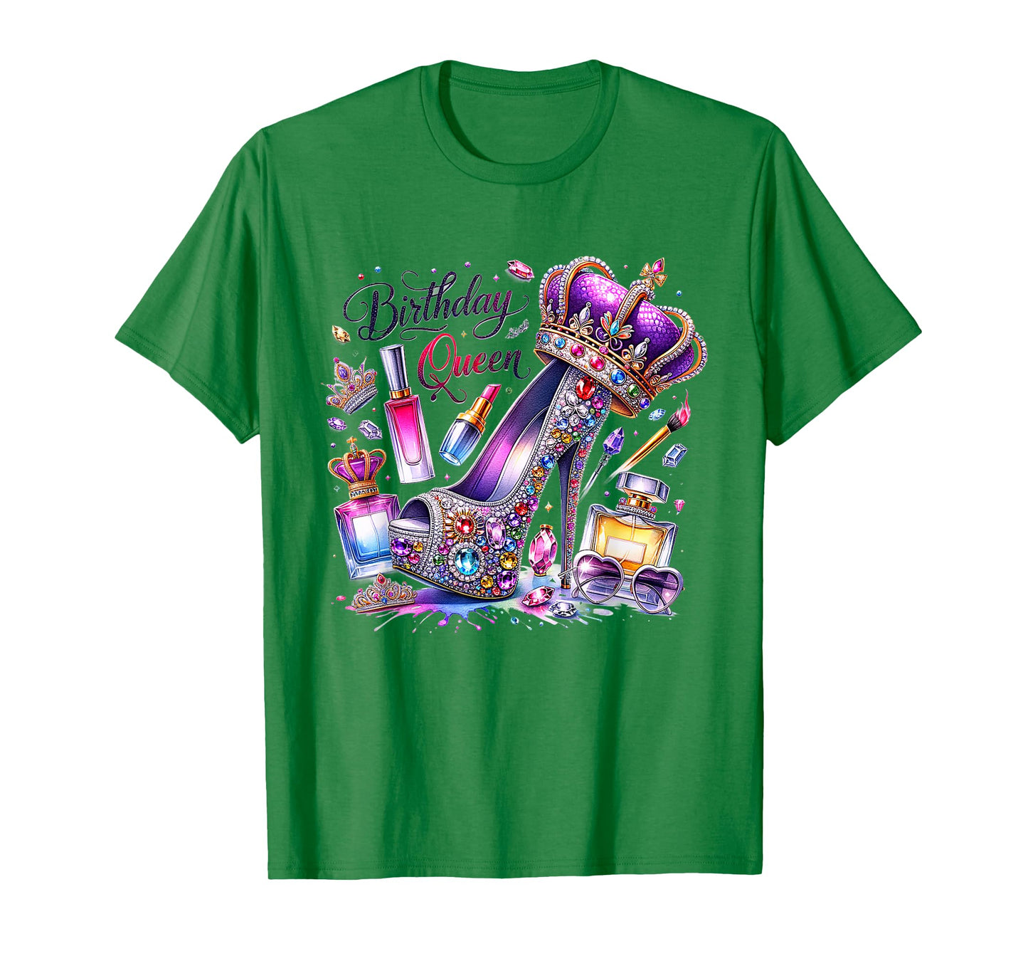 Birthday Queen Happy Birthday Party Girls Women T-Shirt