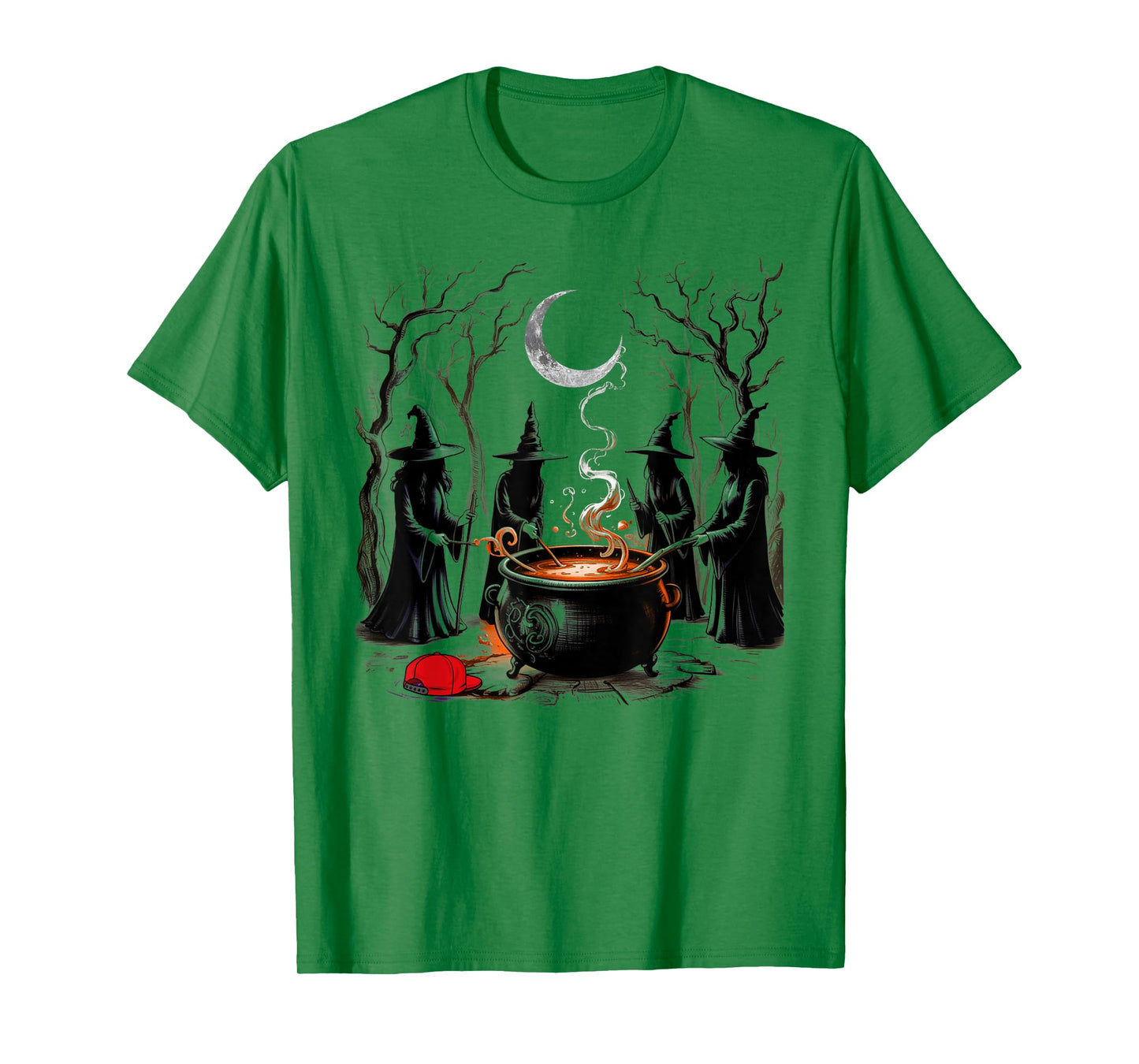 Spooky Witch Halloween Anti-Trump Feminist Women Rights T-Shirt