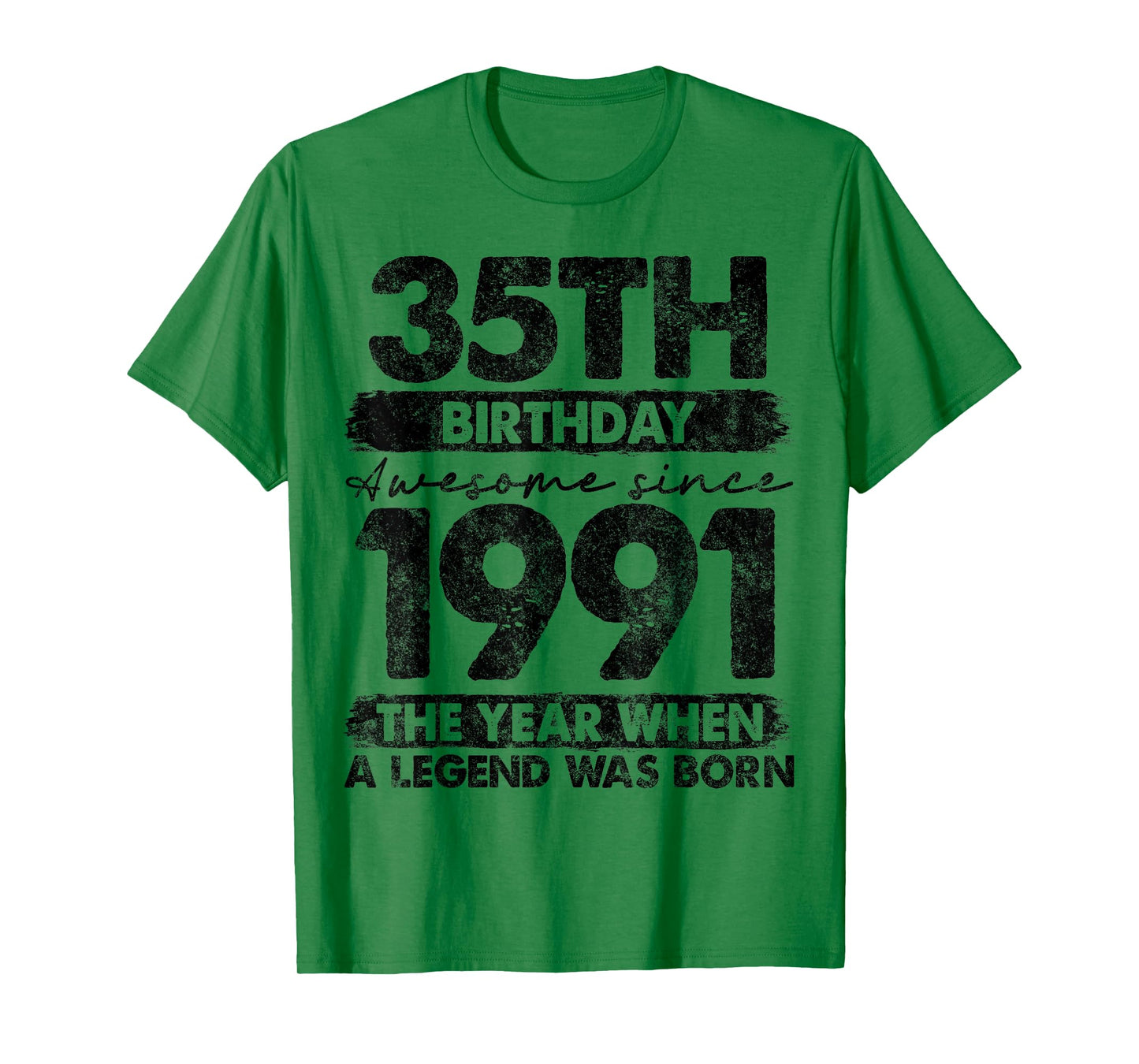 35 Year Old Gifts Vintage 1991 Limited Edition 35th Birthday T-Shirt