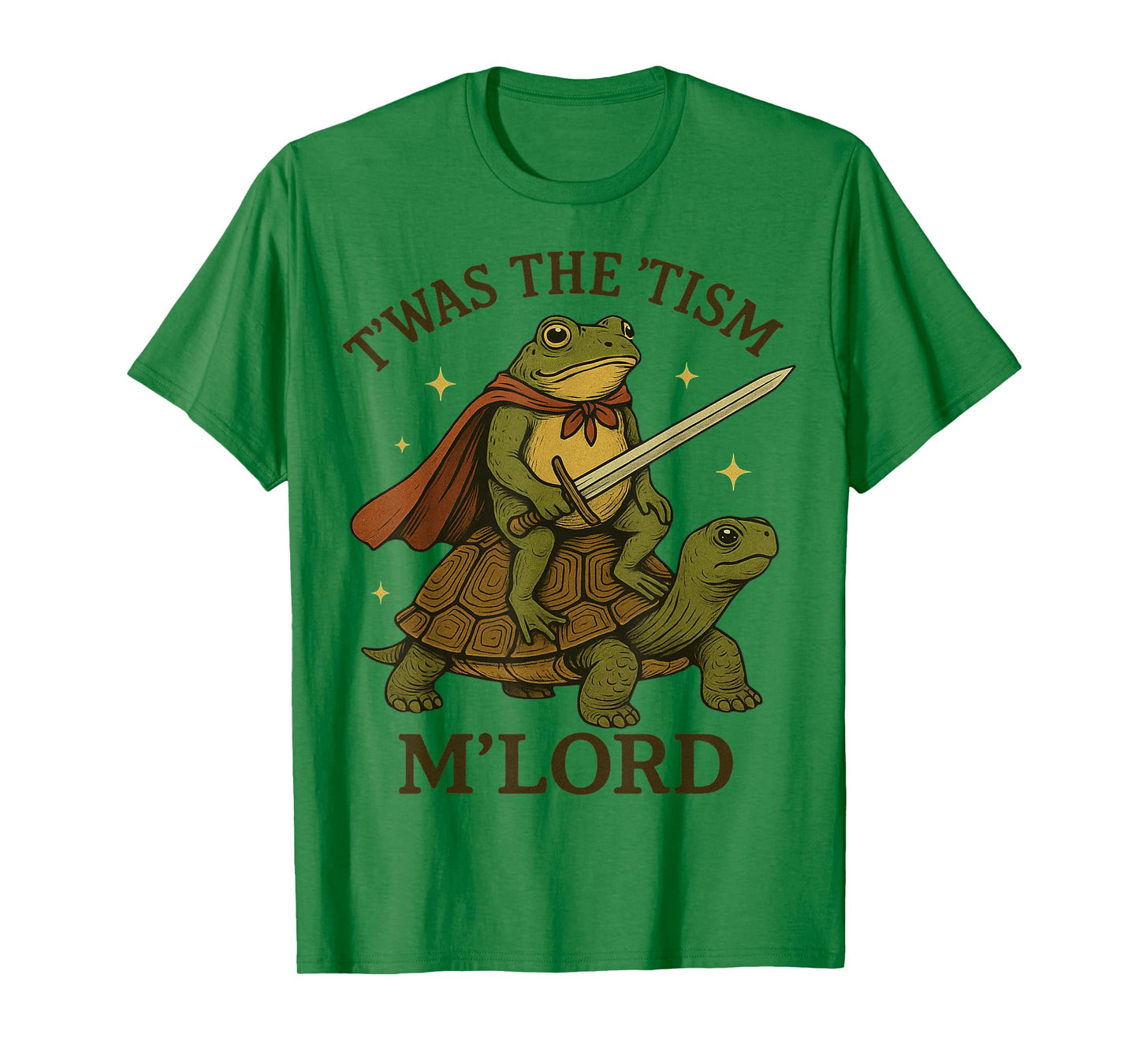 TWAS The Tism M Lord Funny Vintage Frog Graphic Tee Autism T-Shirt