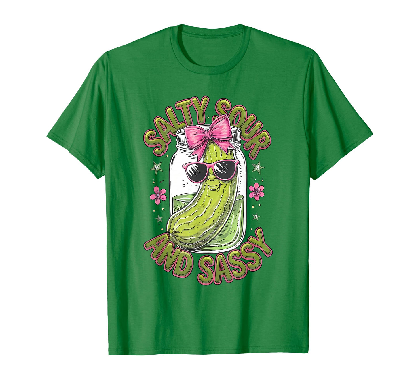 Canned Pickle Coquette Bows With Cute Pickle Jar Girl Women T-Shirt