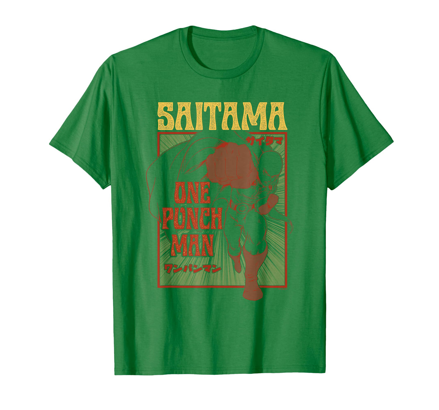 One Punch Man Saitama Manga Style Illustration Anime T-Shirt