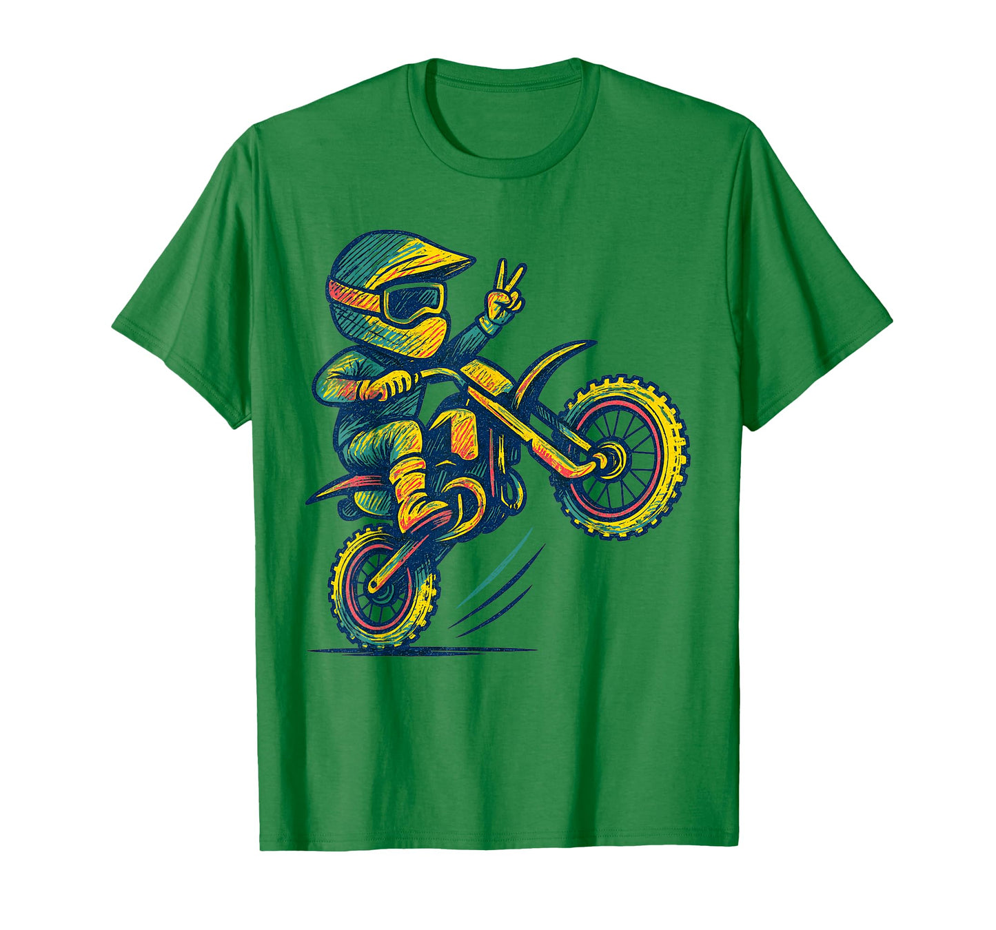 Dirt Bike Motocross Enduro Racing Funny Teens Boys Toddlers T-Shirt