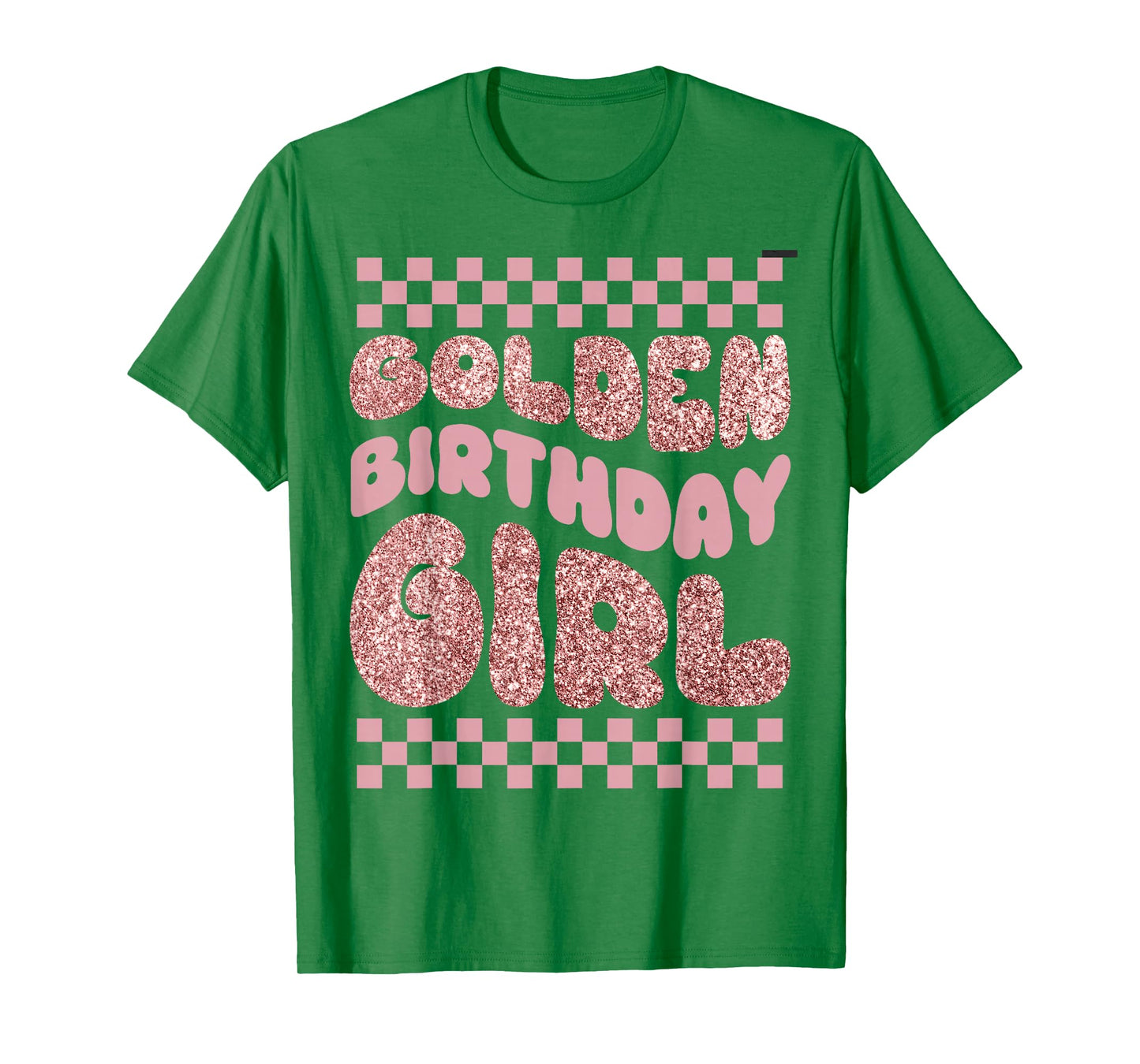 Golden Birthday Girl Bday Toddlers Birthday Party Decoration T-Shirt
