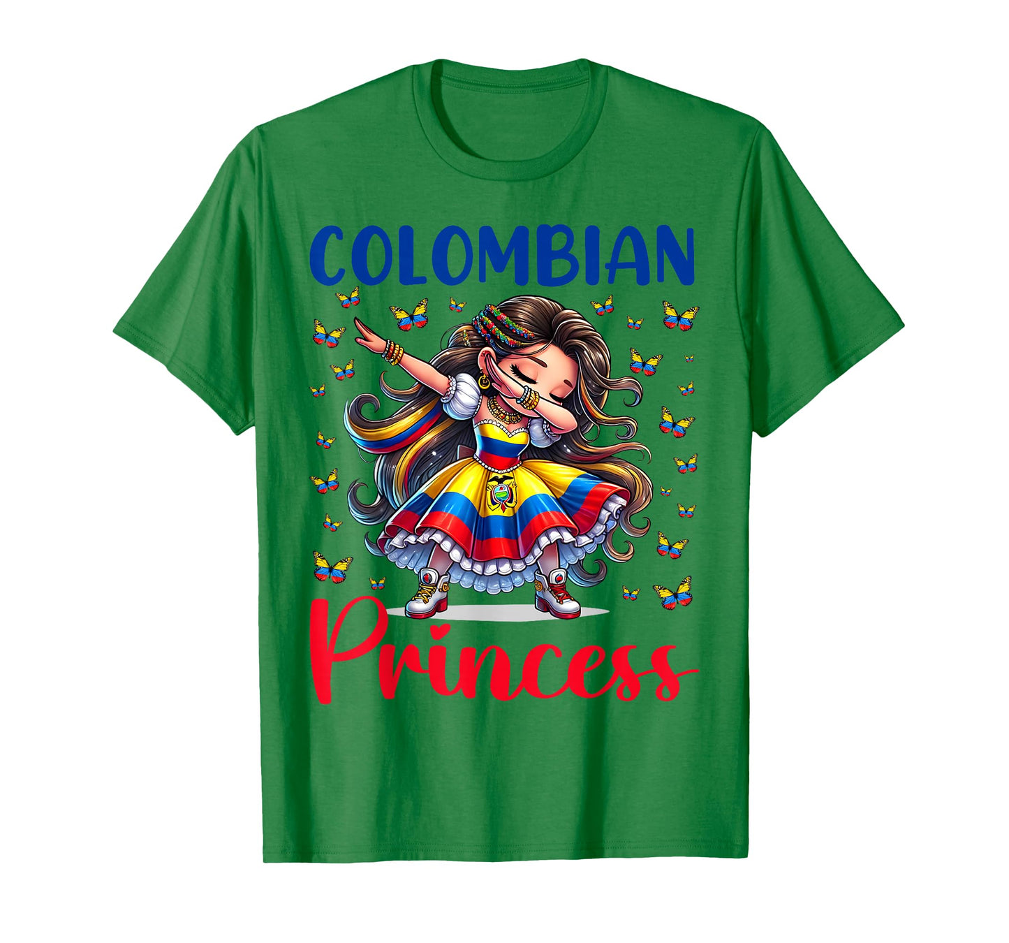 Colombian Princess Dabbing for girls & kids T-Shirt