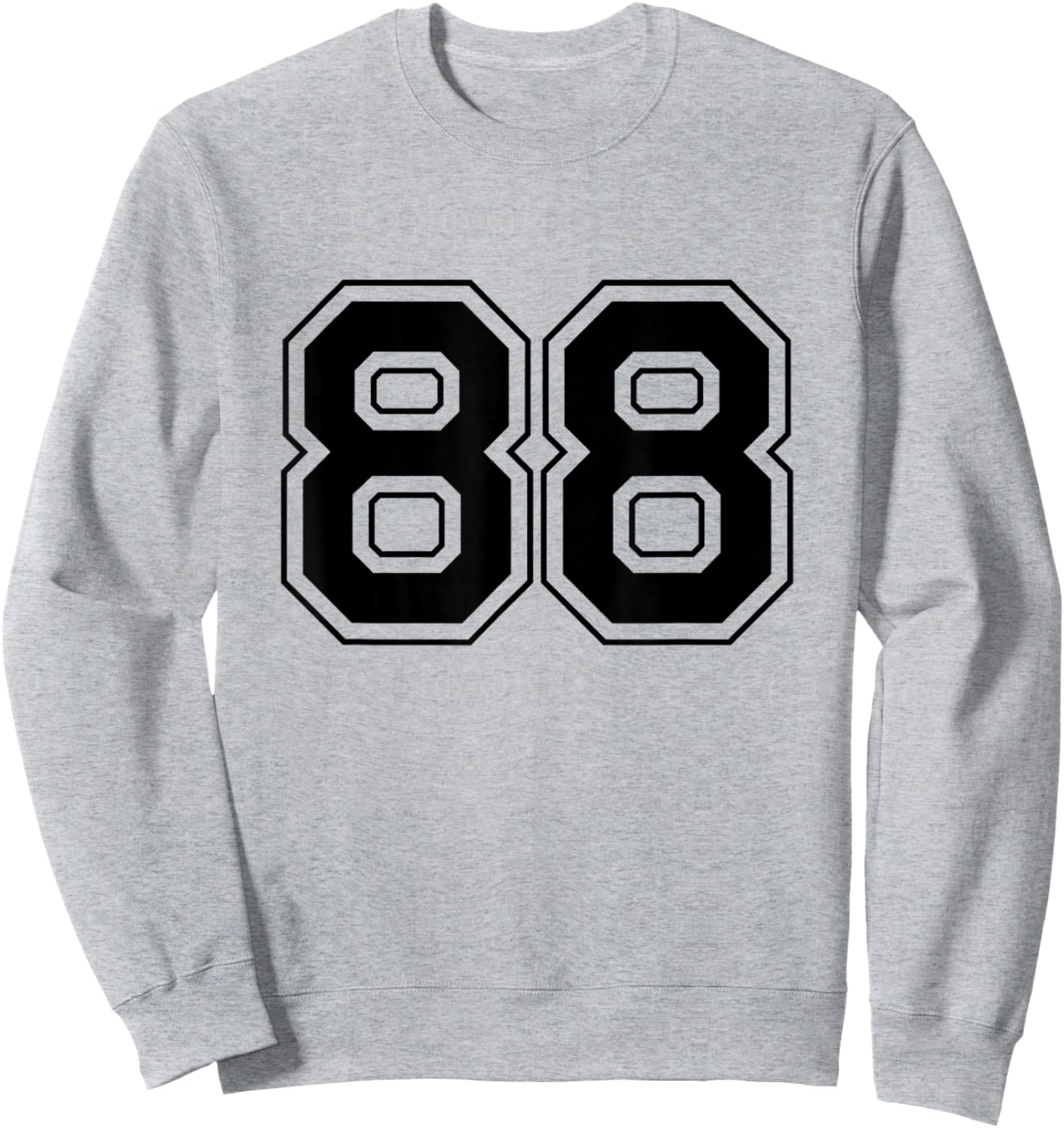 Number 88 Sweatshirt - Sweatshirt | Ash