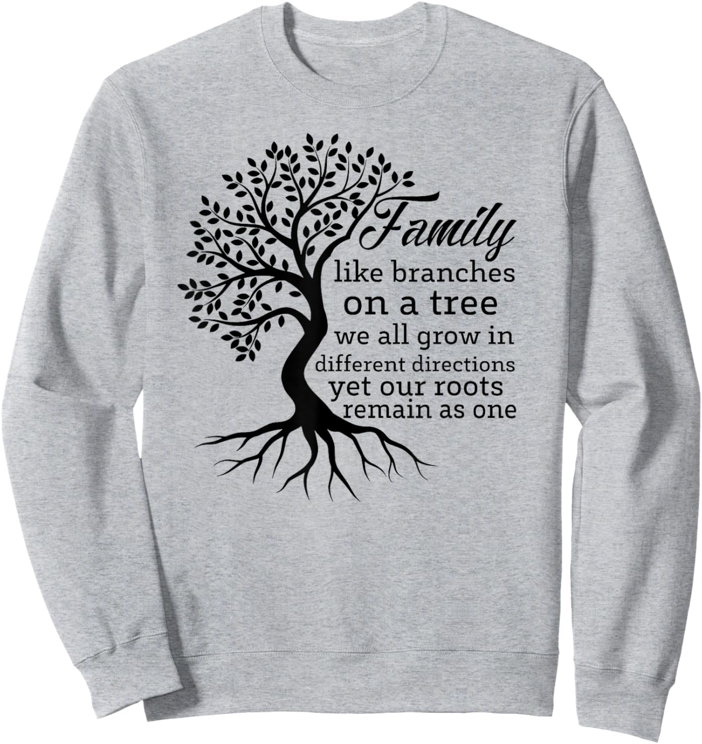 Family Tree Funny Family Reunion 2025 Sweatshirt - Sweatshirt | Ash