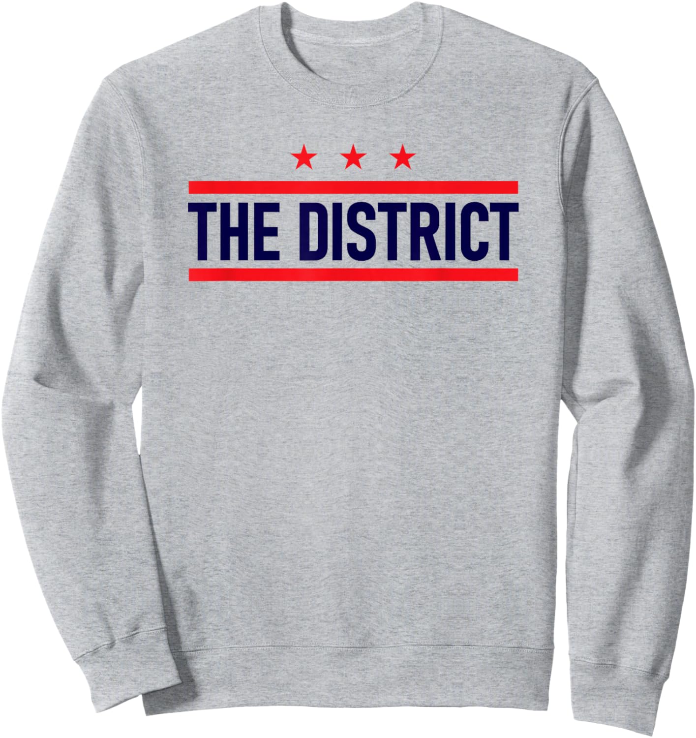 Washington DC The District flag retro Sweatshirt - Sweatshirt | Ash