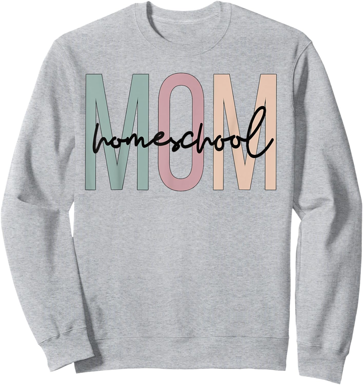 Homeschool Mom Boho Homeschooling Mom Sweatshirt - Sweatshirt | Ash