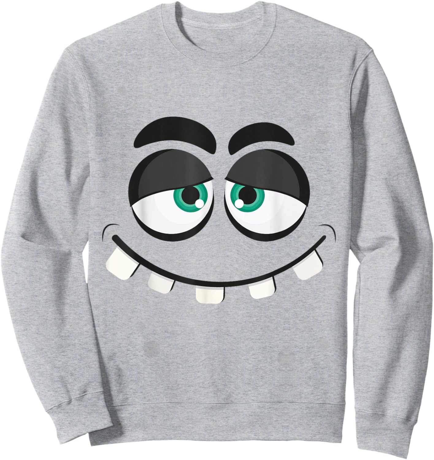 Monster Face Sweatshirt - Sweatshirt | Ash