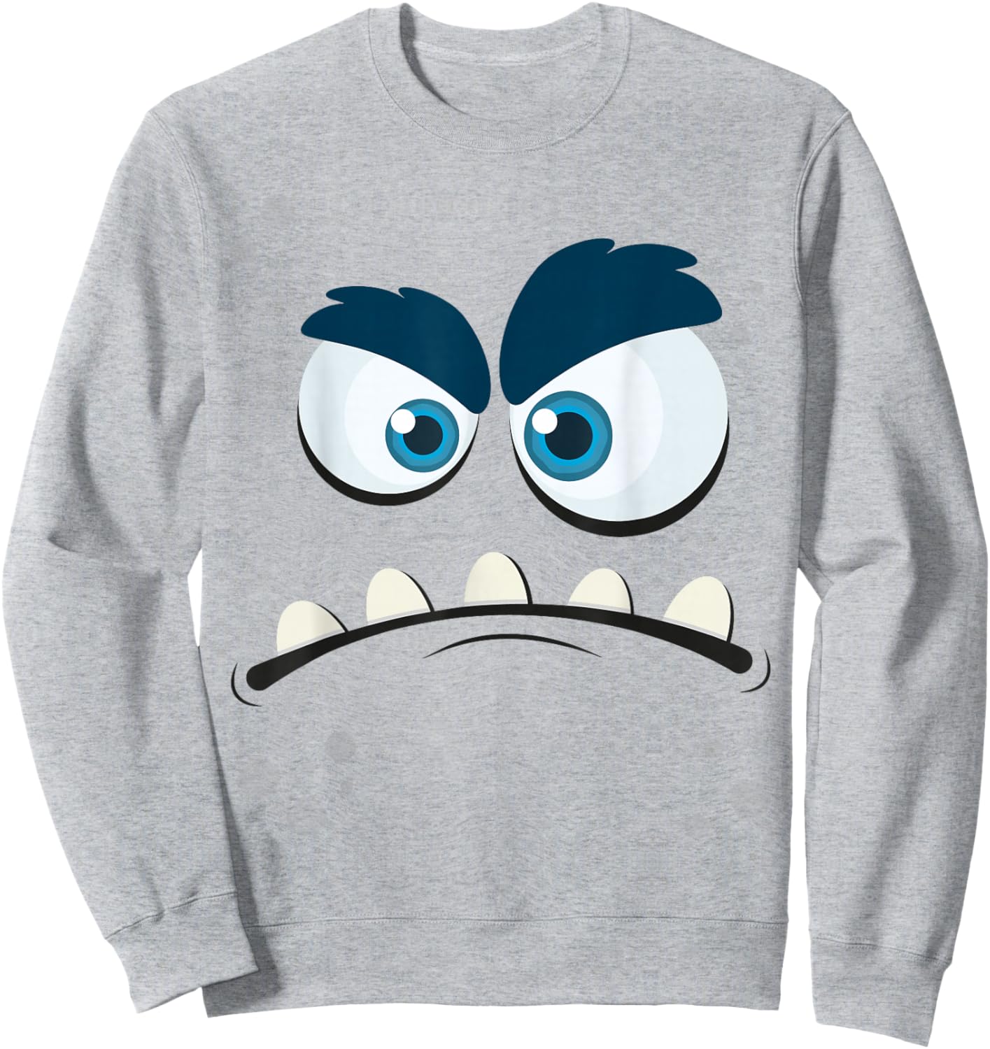 Monster Face Sweatshirt - Sweatshirt | Ash