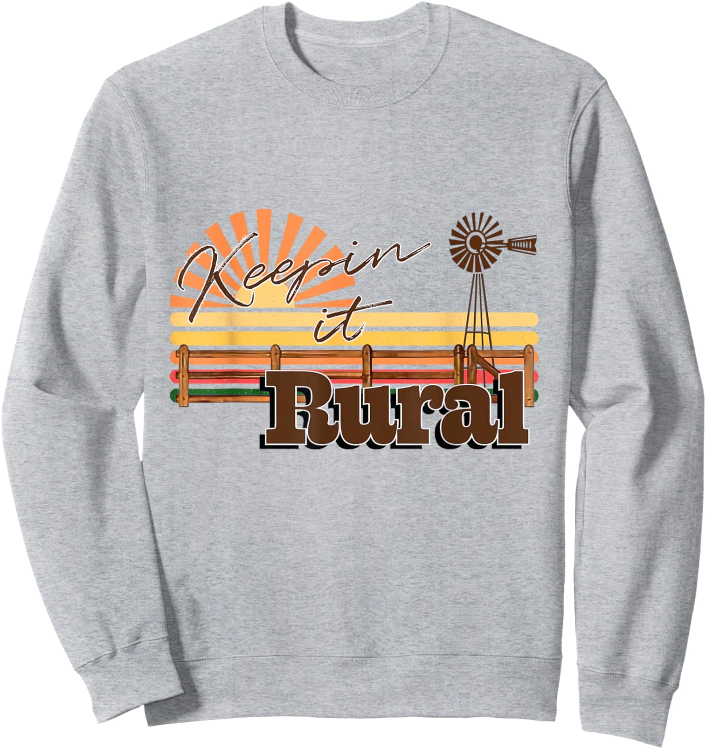 Keeping it Rural - agriculture farming Sweatshirt - Sweatshirt | Ash