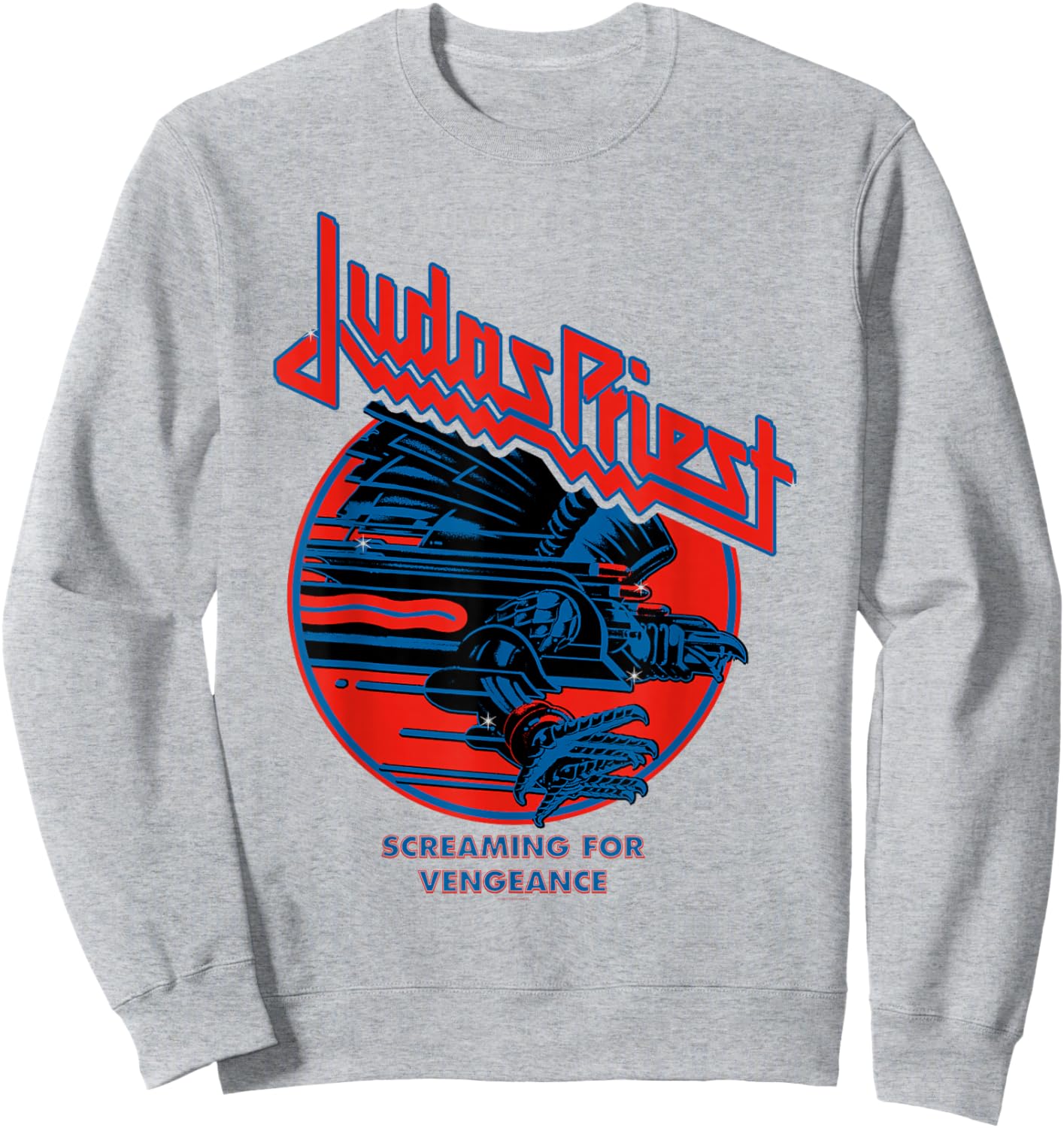 Judas Priest - Blue Eagle Screaming For Vengeance Sweatshirt - Sweatshirt | Ash