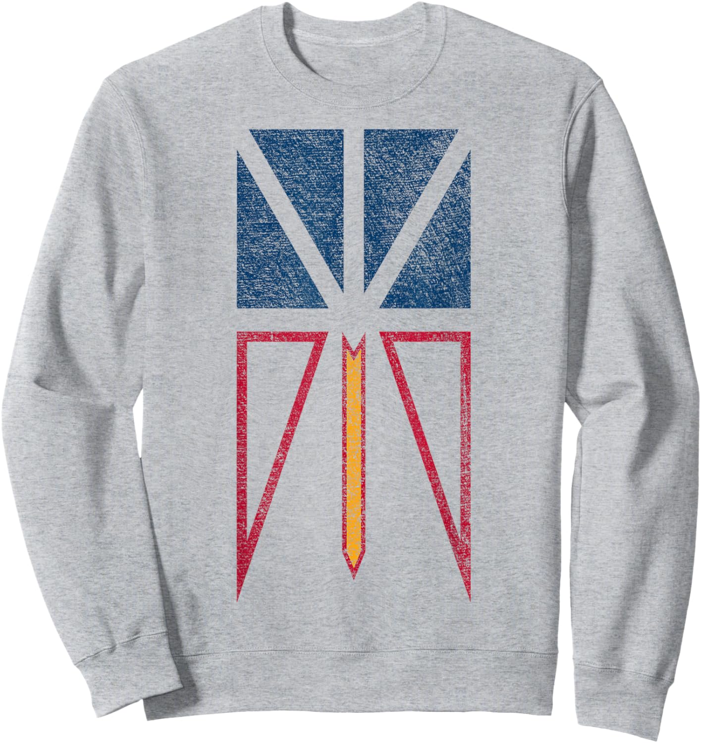 Newfoundland Labrador Flag Province Canada Sweatshirt - Sweatshirt | Ash