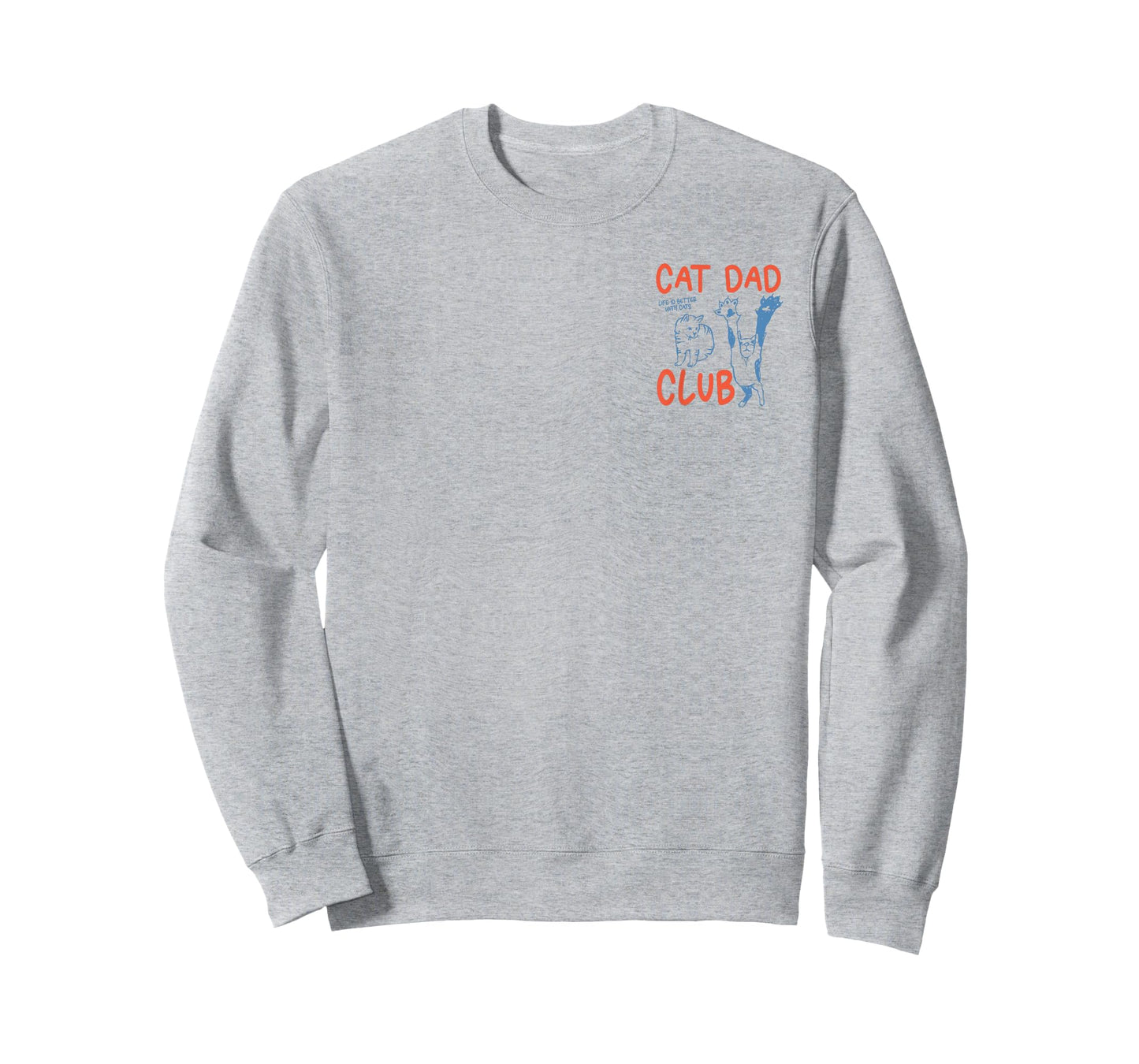 Retro Cat Dad Club Life is Better with Cats Funny Cat Lover T-Shirt