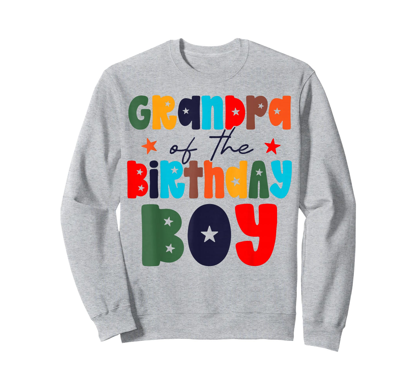 Grandpa of The Birthday Boy Matching Family Birthday Party T-Shirt