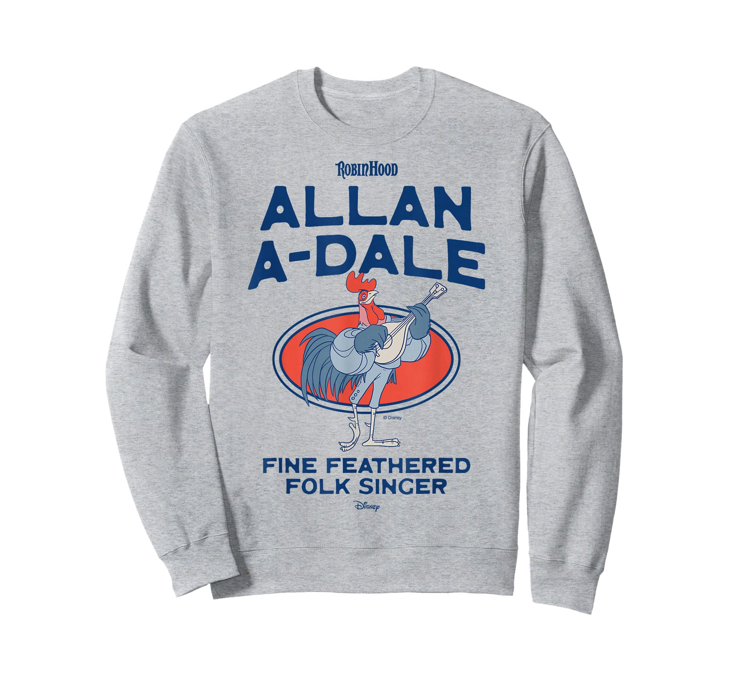 Disney Robin Hood Allan-A-Dale Folk Singer Retro T-Shirt