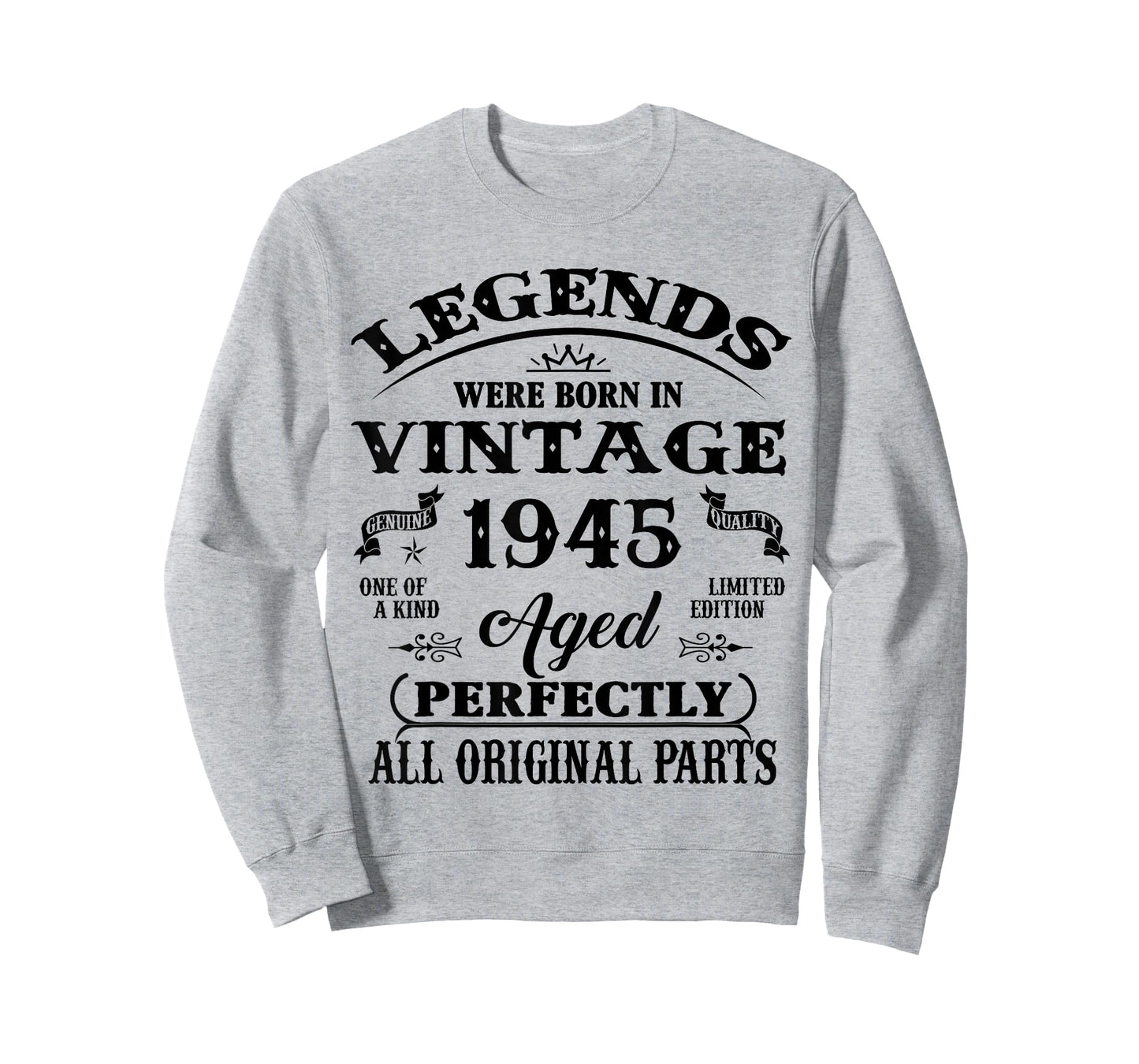 81st Birthday Gift Legend Born in 1945 81 for Years Old T-Shirt