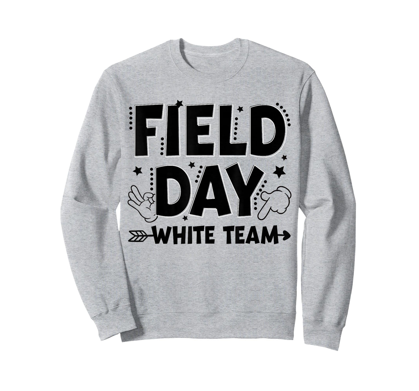 White Team Field Day Color Game Competition Men Women Kid T-Shirt